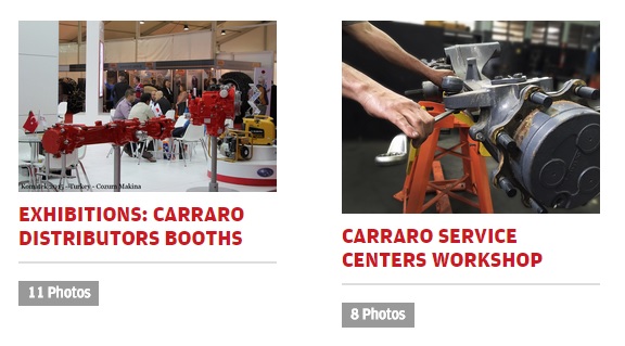 New section dedicated to Carraro photos and images in carry4you.it website