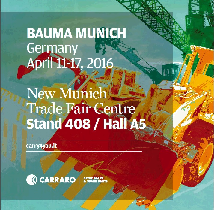 Carraro After Sales & Spare Parts at Bauma 2016 (Munich - Germany)
